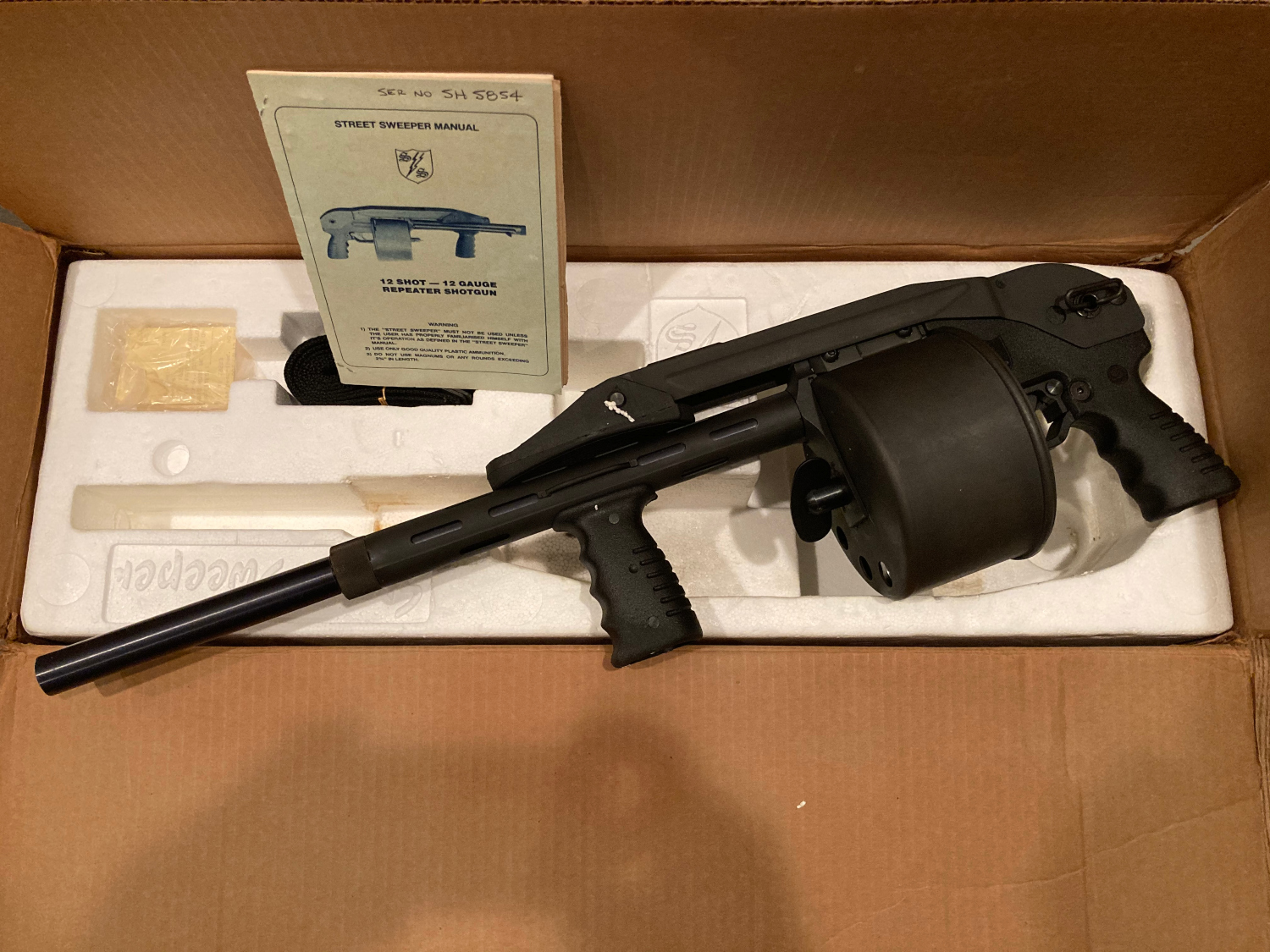 *SOLD* Transferable Cobray "Street Sweeper" 12 Gauge DD *SOLD* - Click Image to Close